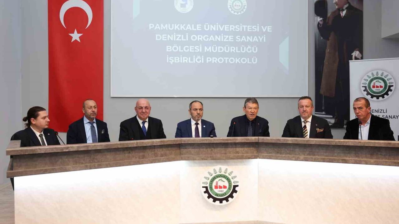 Denizli OSB'ye Meslek Yüksekokulu: PAÜ ile Uygulamalı Eğitim Protokolü