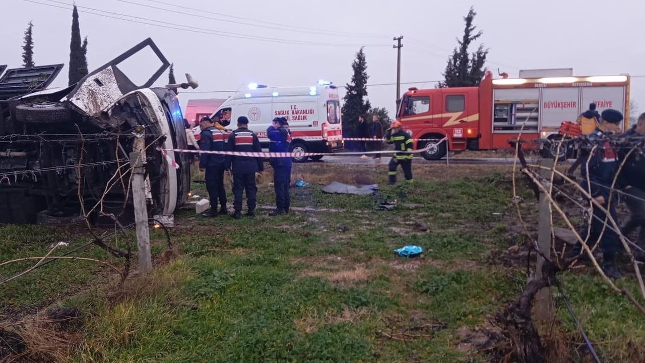 Denizli Valiliği: Buldan'daki Trafik Kazası — 1 Ölü, 22 Yaralı