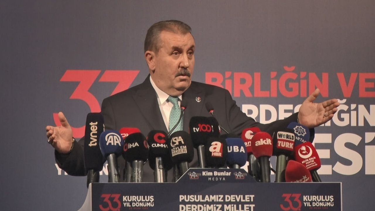Destici: "O saç örgüsü Bozkurt’un yelesidir" — BBP 33. Yılında Sert Mesajlar