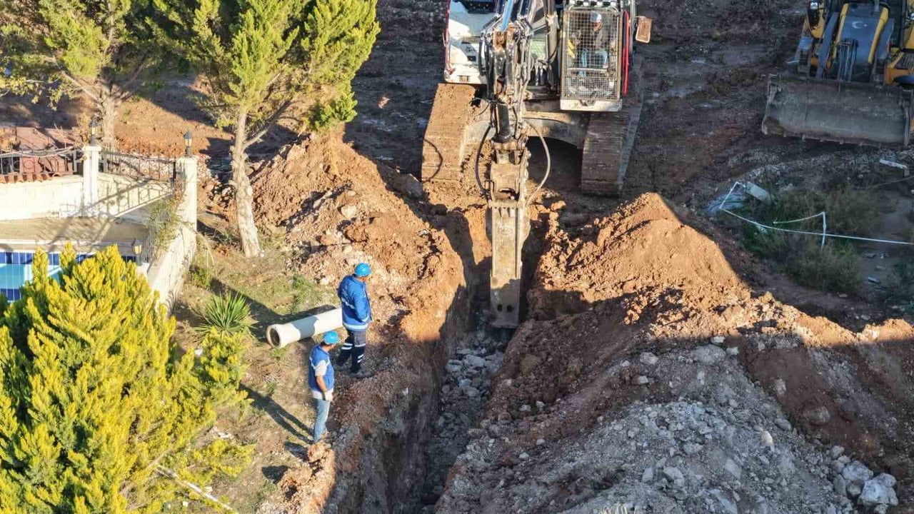 Didim'de 4 Milyon TL'lik ASKİ Kanalizasyon Hattı Çalışması