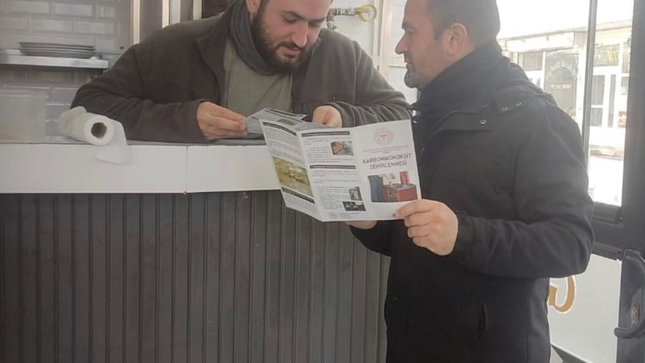Diyadin'de Karbonmonoksit Uyarısı: Sağlık Müdürlüğü Bilgilendirme Çalışması
