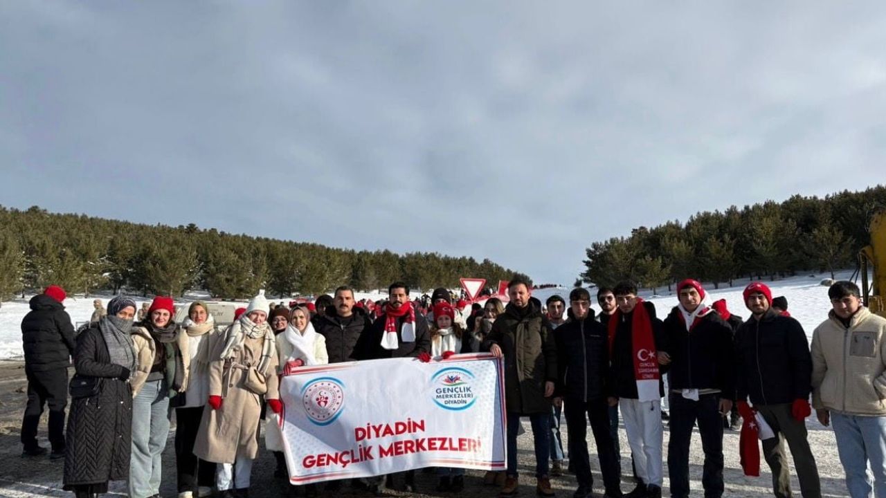 Diyadin’li Gençler Allahuekber Dağları’nda Sarıkamış Şehitlerini Andı — 111. Yıl Dönümü