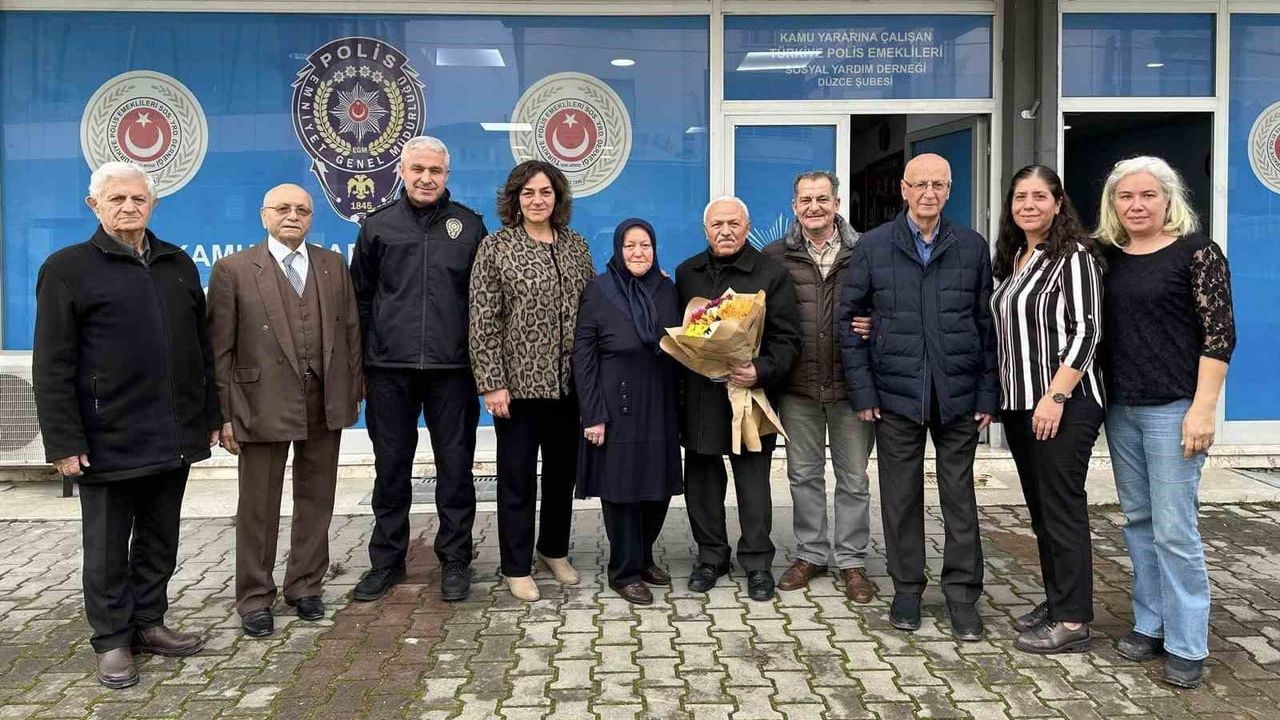 Düzce'de Emekli Polislere Vefa Ziyareti: İbrahim Ergüder'den Dayanışma Mesajı