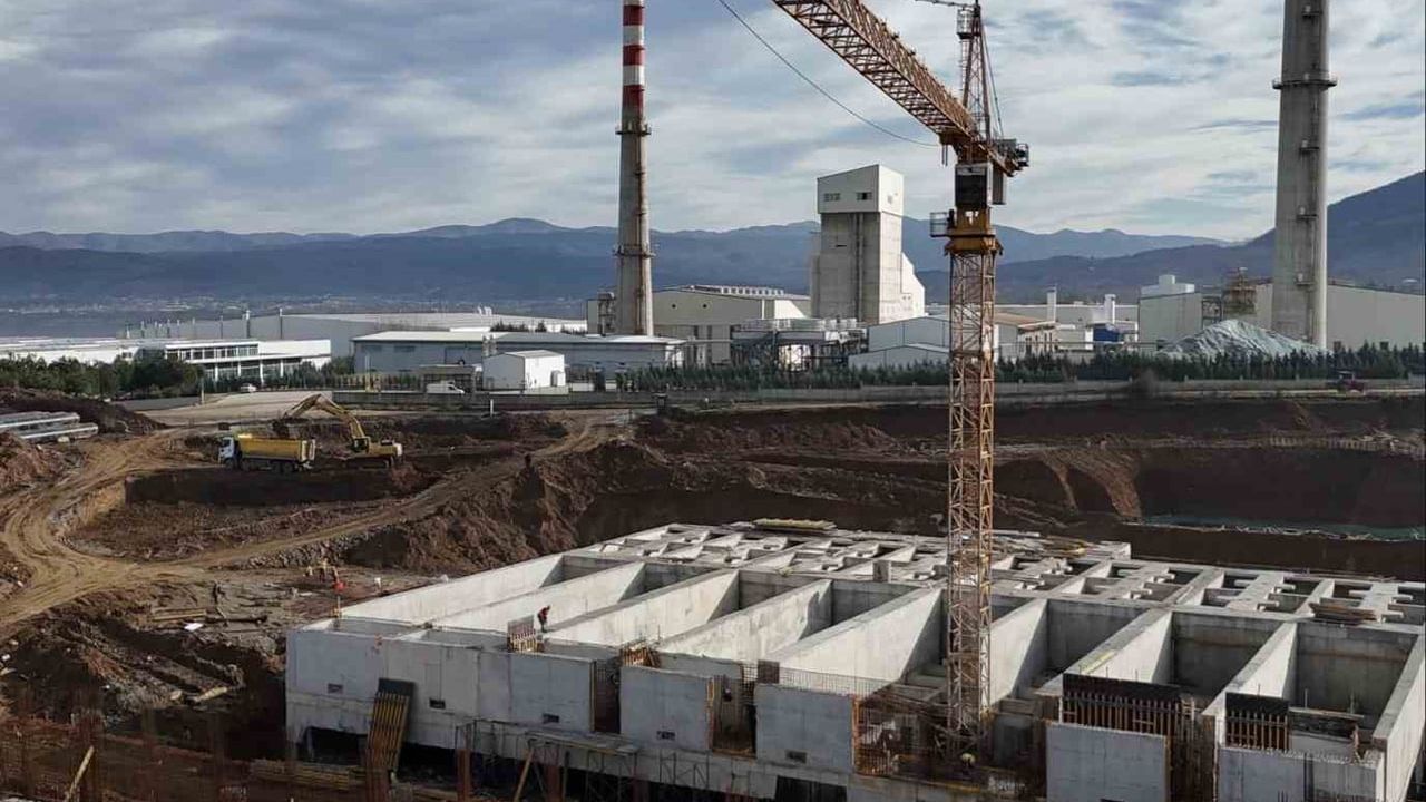 Düzce'de İçme Suyu Arıtma Tesisi Hızla Yükseliyor
