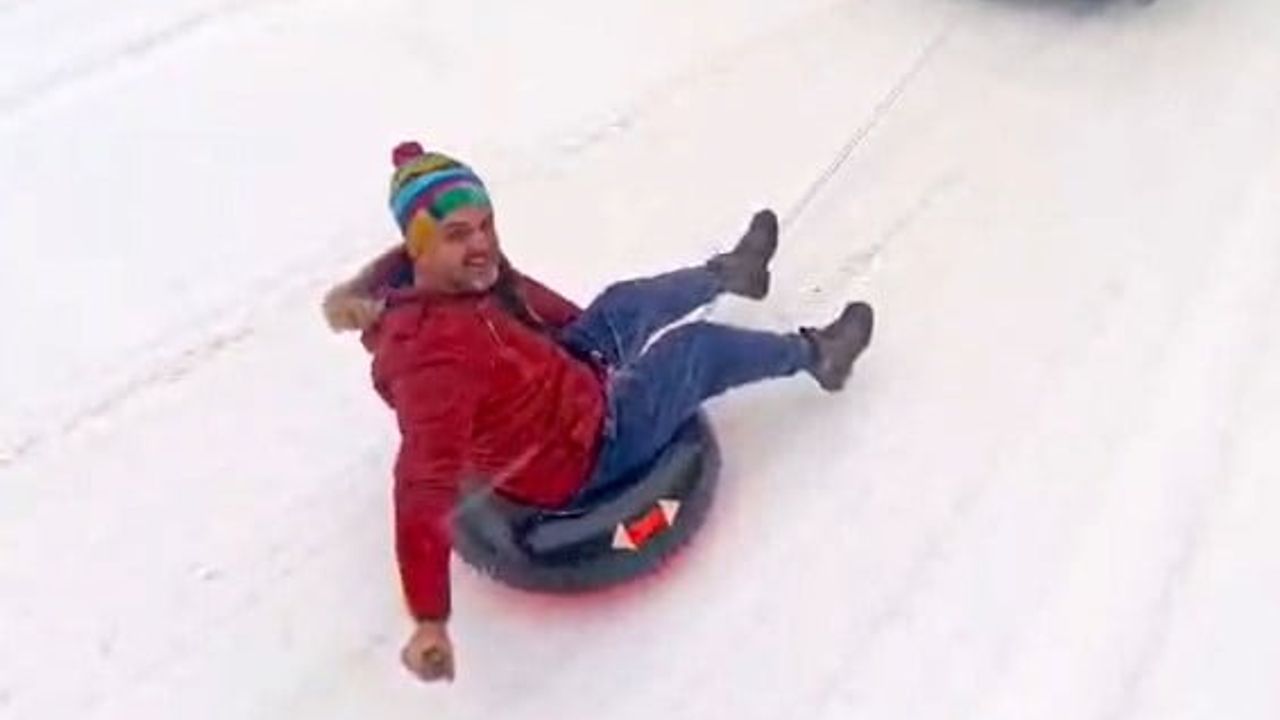 Düzce'de Yaylalarda Kar Keyfi: Topuk Yaylası'nda 1 Metre Kar