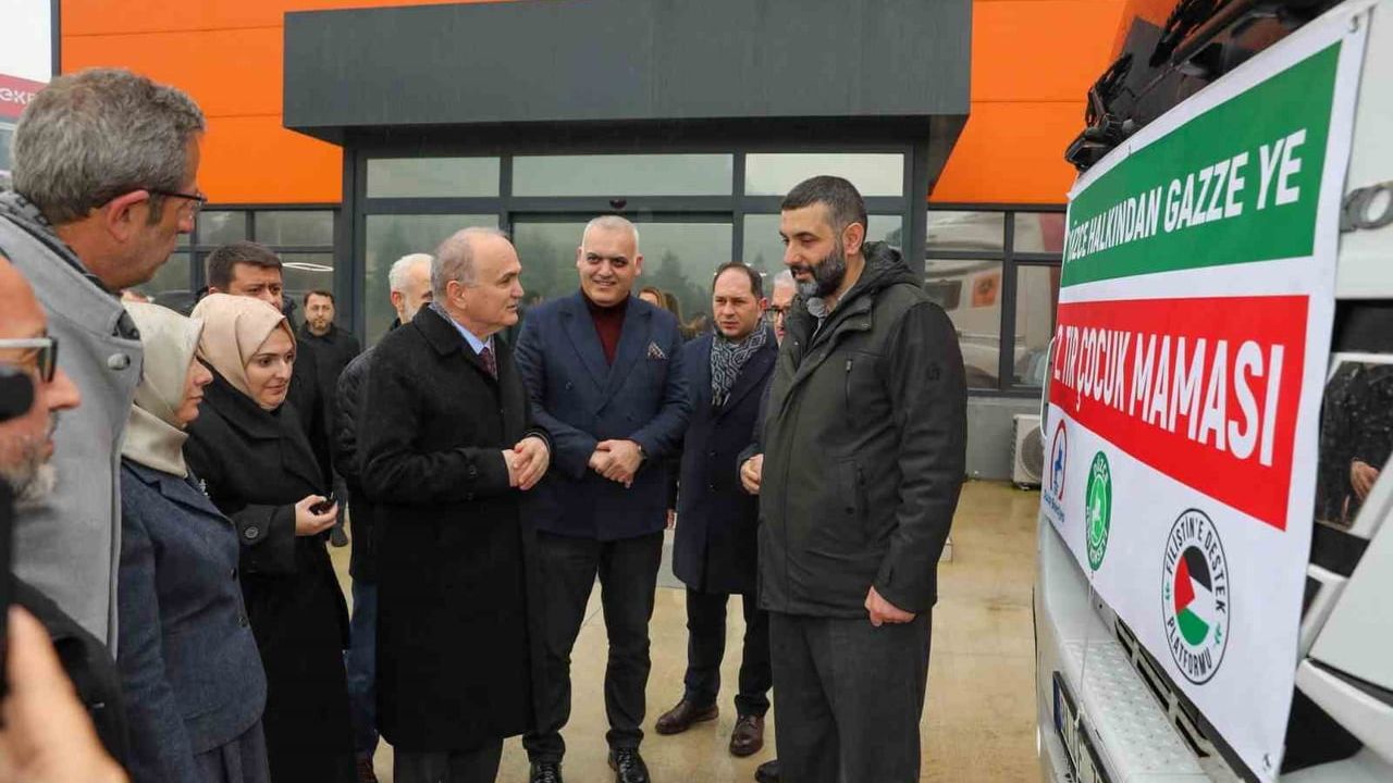 Düzce'den Gazze'ye 23 Bin Bebek Maması Gönderildi