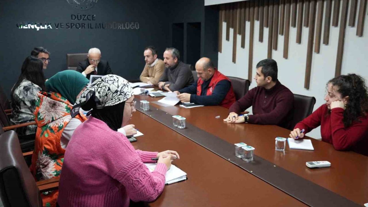 Düzce İl Sıralaması Değerlendi: Gençlik ve Spor Hedefleri