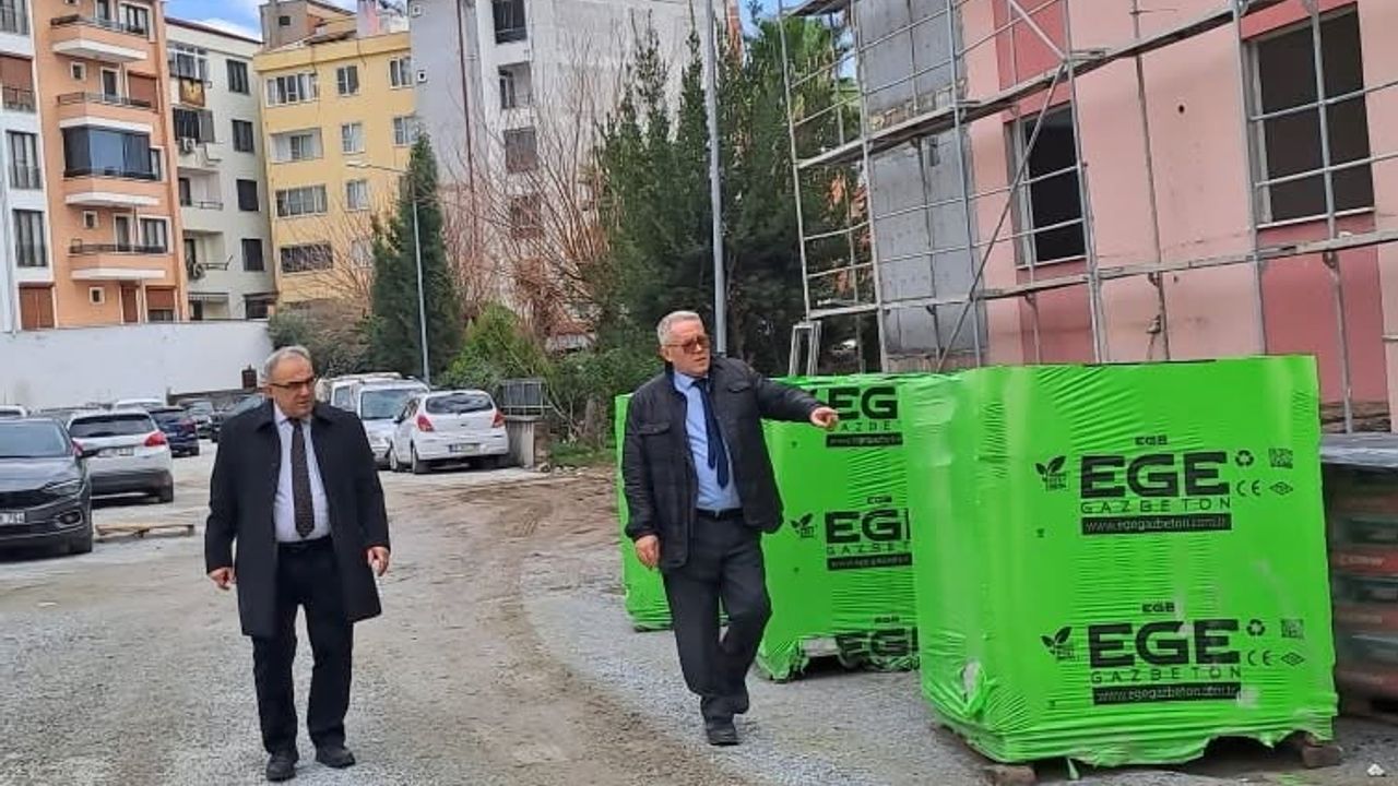 Edremit Halk Eğitimi Merkezi'nin Güçlendirme Çalışmalarını Müdür Esmen İnceledi