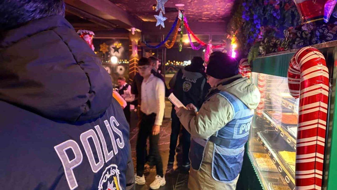 Edremit'te Yılbaşı Denetimi: 403 Personelle Huzur Uygulaması