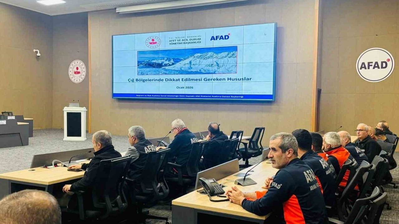 Elazığ AFAD'dan Çığ Riskine Karşı Kritik Değerlendirme Toplantısı