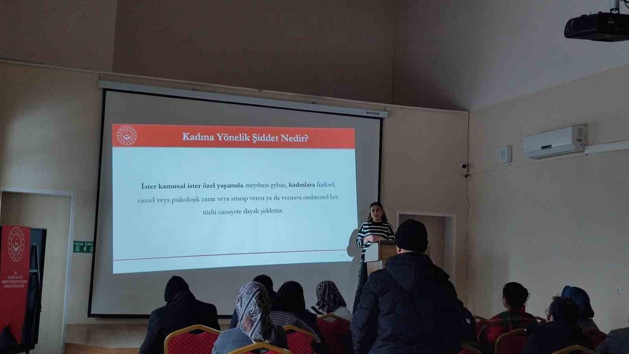 Elazığ'da Güneykent Personeline Kadına Yönelik Şiddetle Mücadele Eğitimi