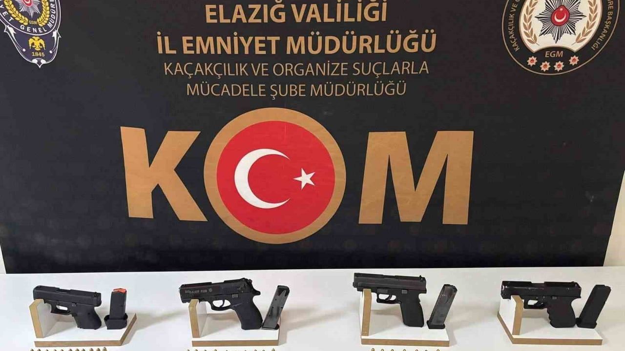 Elazığ'da Ruhsatsız Tabanca Operasyonu: 2 Tutuklama