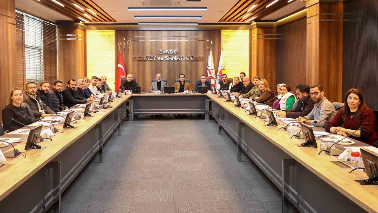 Elazığ TSO'da Jeoloji ve Jeofizik Sektörü Toplantısı