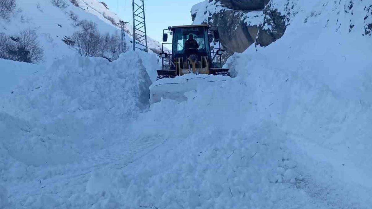 Eleşkirt’te çığ engeli kaldırıldı: 55 köy yolu yeniden ulaşıma açıldı