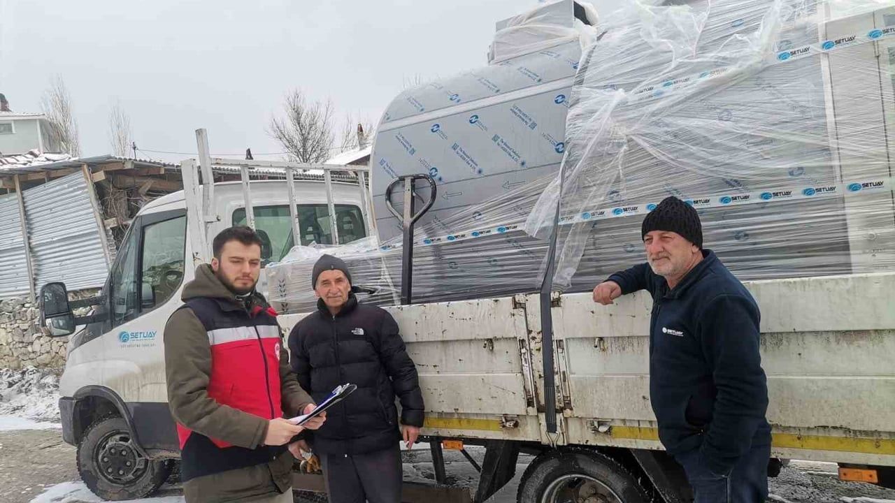 Emet Gürpınar'a 3 Bin Litre Kapasiteli Süt Soğutma Tankı