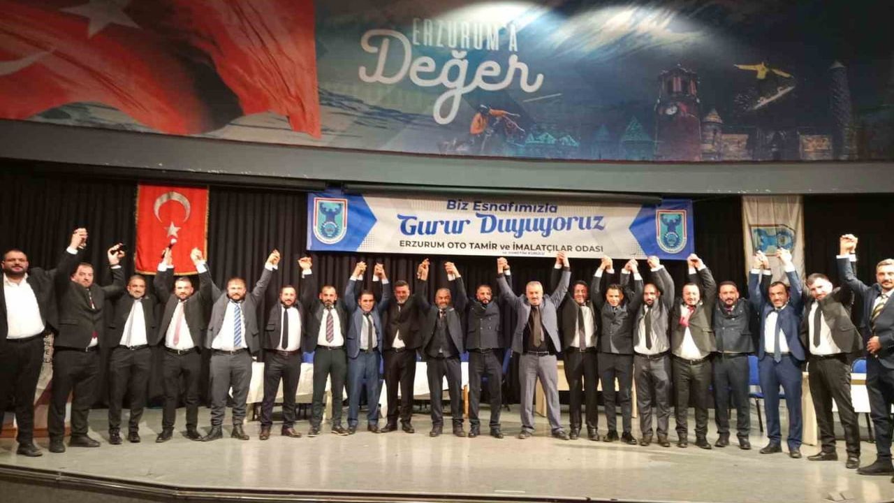 Emre Akdoğan, Erzurum Oto Tamir ve İmalatçıları Odası Başkanı Seçildi
