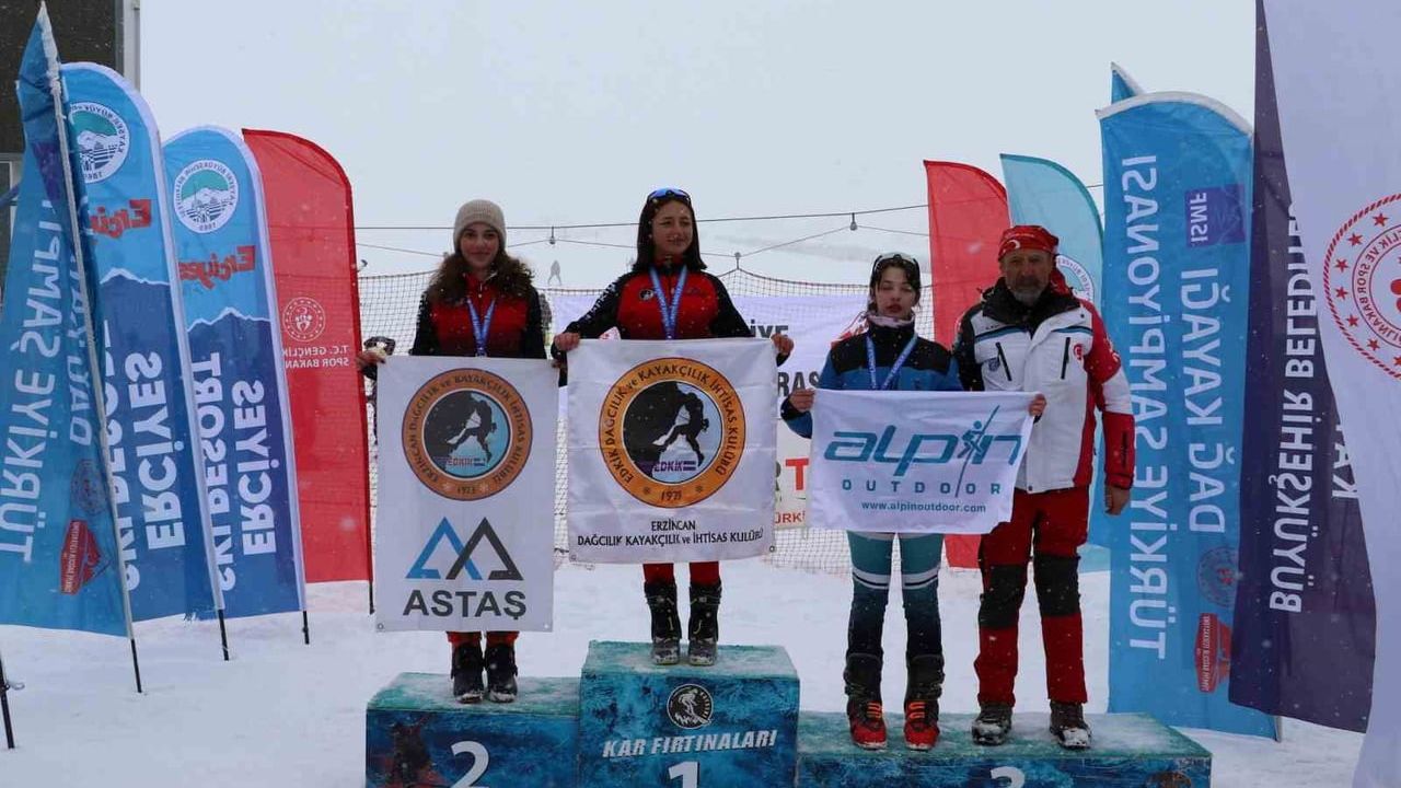 Erciyes’te Dağ Kayağı Türkiye Şampiyonası Sona Erdi