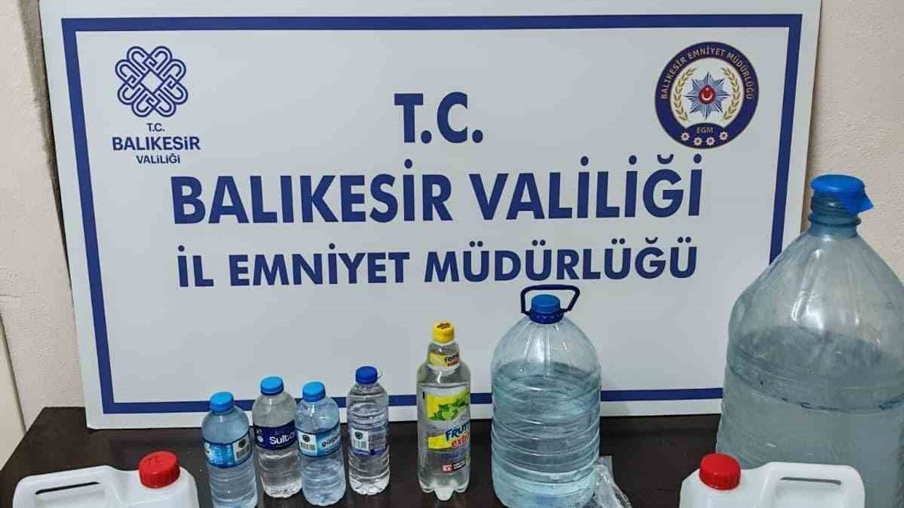 Erdek'te Kaçak İçki Operasyonu: 23 Litre Ele Geçirildi