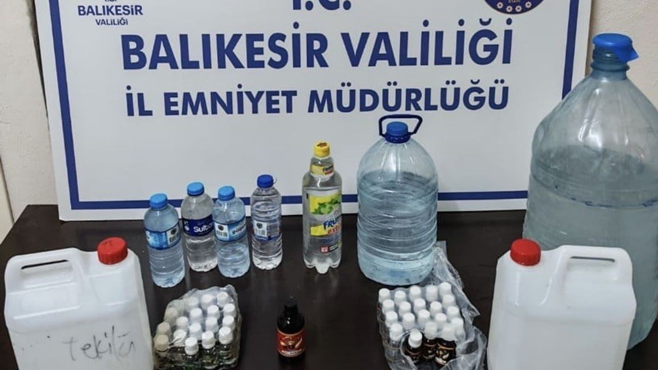 Erdek'te Kaçak İçki Operasyonu: 23 Litre Ele Geçirildi