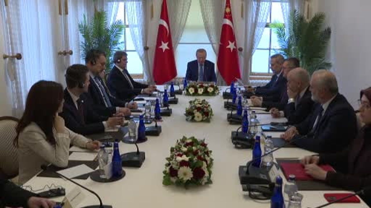 Erdoğan, Balkan Dışişleri Bakanlarını Kabul Etti