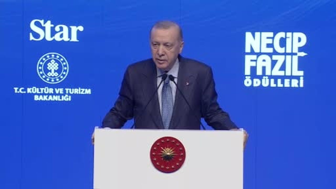 Erdoğan'dan Netanyahu'ya Sert Tepki — Necip Fazıl Kısakürek Ödülleri'nde Mesaj