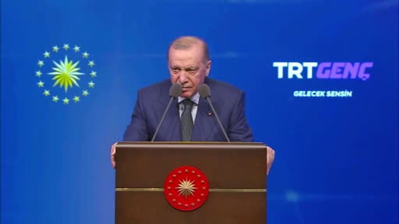 Erdoğan'dan TRT Genç Açılışında Su ve Haber Eleştirisi