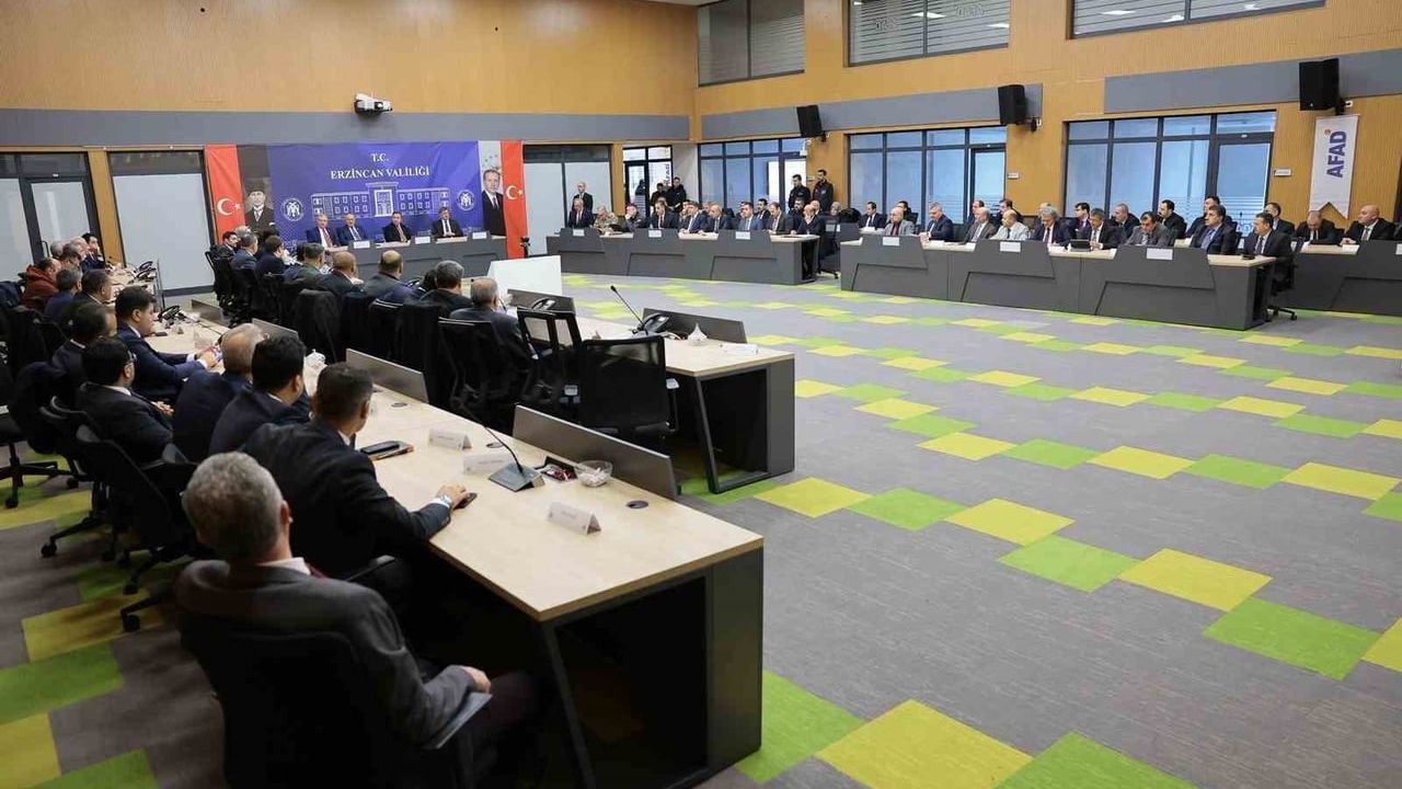 Erzincan'da 2026 1. İl Koordinasyon Kurulu Toplantısı — Vali Hamza Aydoğdu