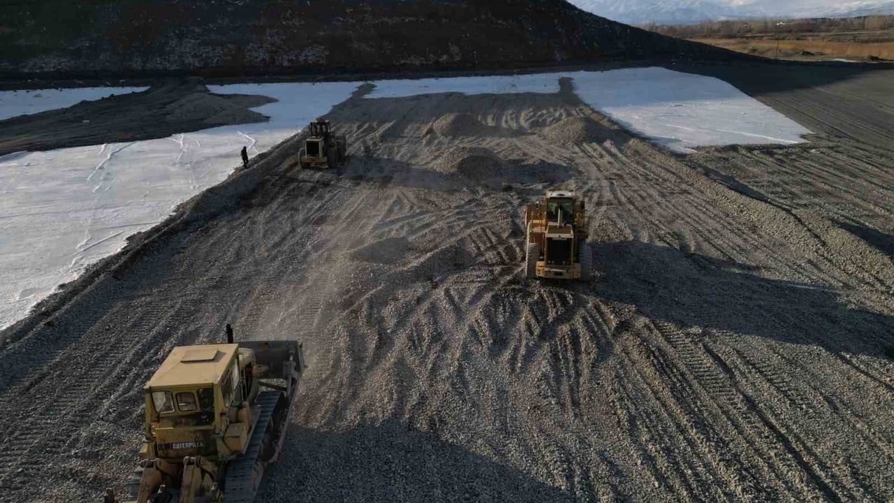 Erzincan'da Katı Atık Depolama Sahası 4. Kısmı Hizmete Hazır