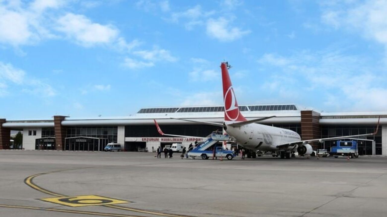 Erzurum Havalimanı 11 Ayda 1,1 Milyon Yolcuya Hizmet Verdi
