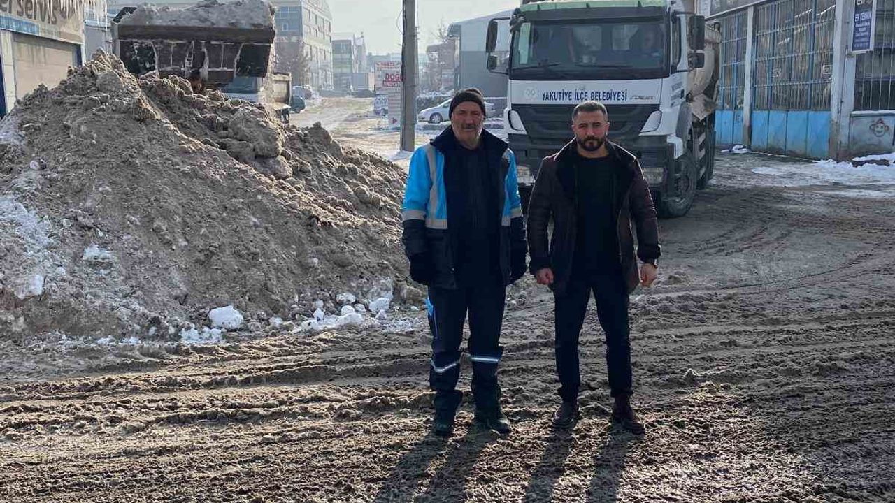 Erzurum Sanayisinde Kar Engeli Aşıldı: Emre Akdoğan Sahada