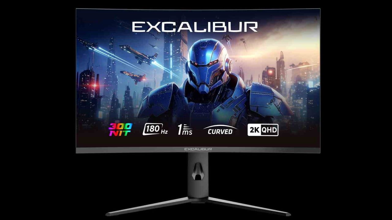 Excalibur 31,5 inç Curved 2K 180 Hz Monitör: Oyuncular ve Profesyoneller İçin