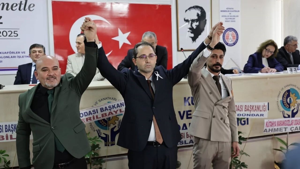 Eyüp Kahveci Kütahya esnafının seçim heyecanına ortak oldu — Bilal Kabadayı yeniden başkan