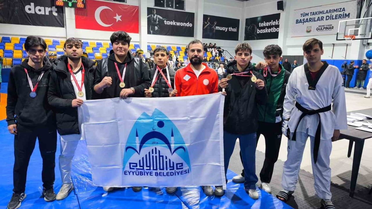 Eyyübiye Tekvandocuları 9 Madalya ile Alanya’ya Hazır