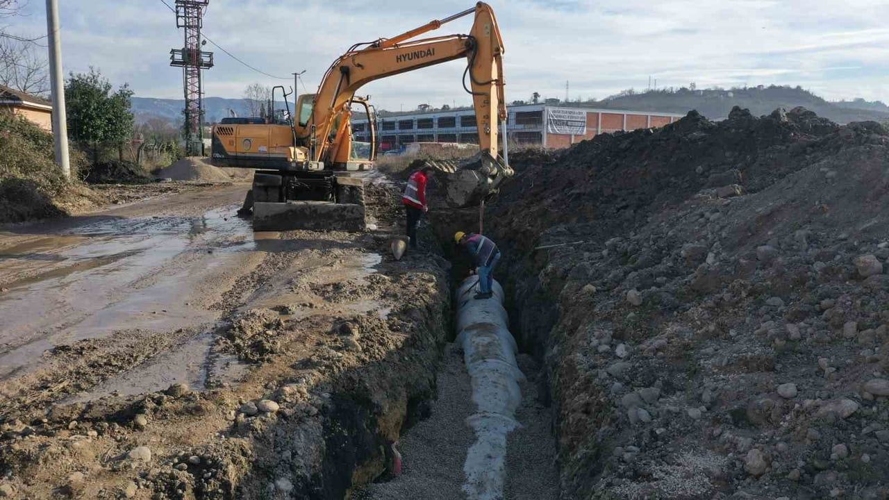 Fatsa'da Altyapı Hamlesi: 800 m Yağmur Suyu Hattı