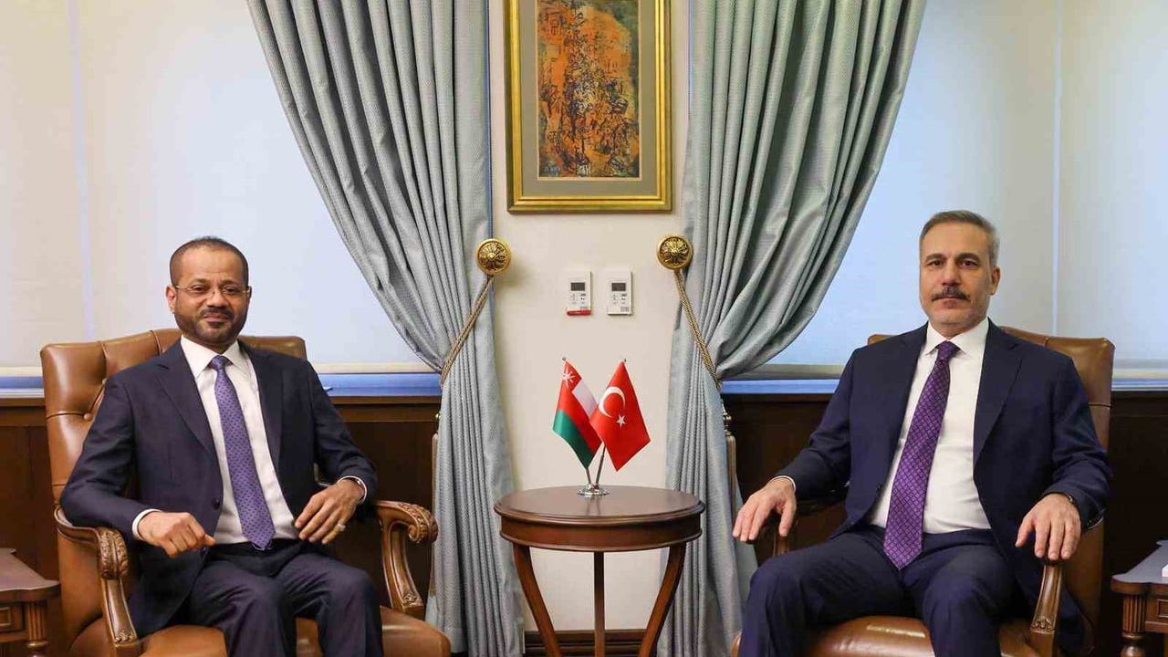 Fidan, Ummanlı Bakan Al Busaidi ile Ankara'da Görüştü