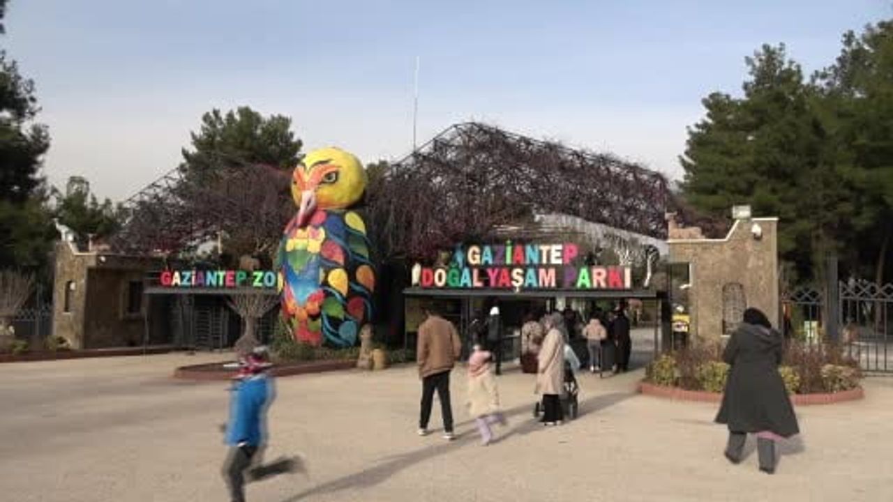 Gaziantep Doğal Yaşam Parkı'nda Yarıyıl Tatili Yoğunluğu: 5 Milyon Ziyaretçi, 10 Bin Canlı