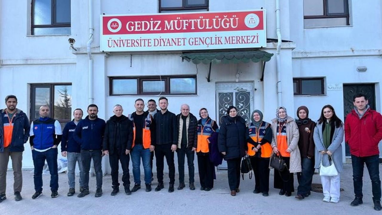 Gediz'te Okullarda Afet Farkındalık Eğitimleri