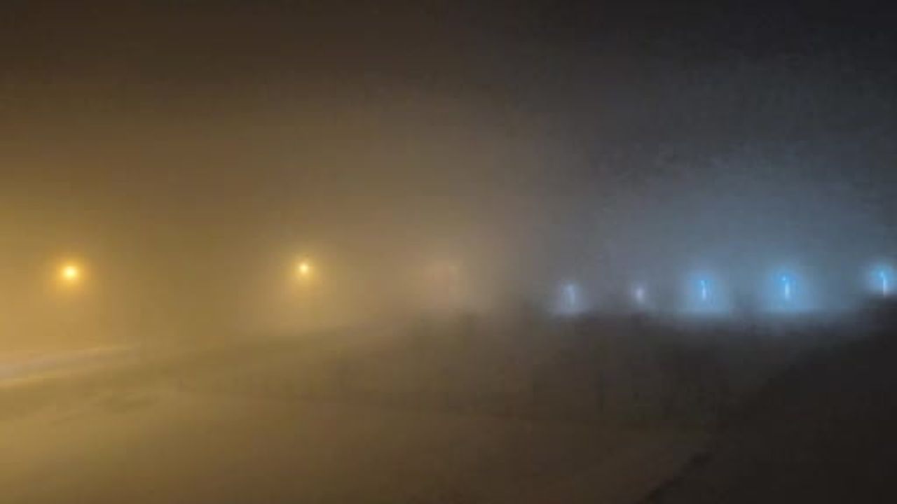 Gercüş'te Yoğun Sis Ulaşımı Aksattı