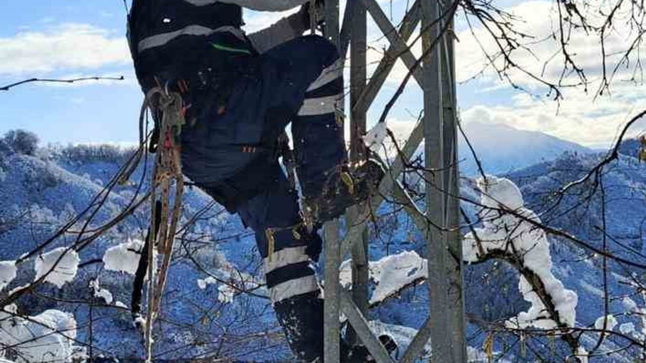 Giresun'da kesintisiz enerji için Çoruh EDAŞ 7/24 sahada