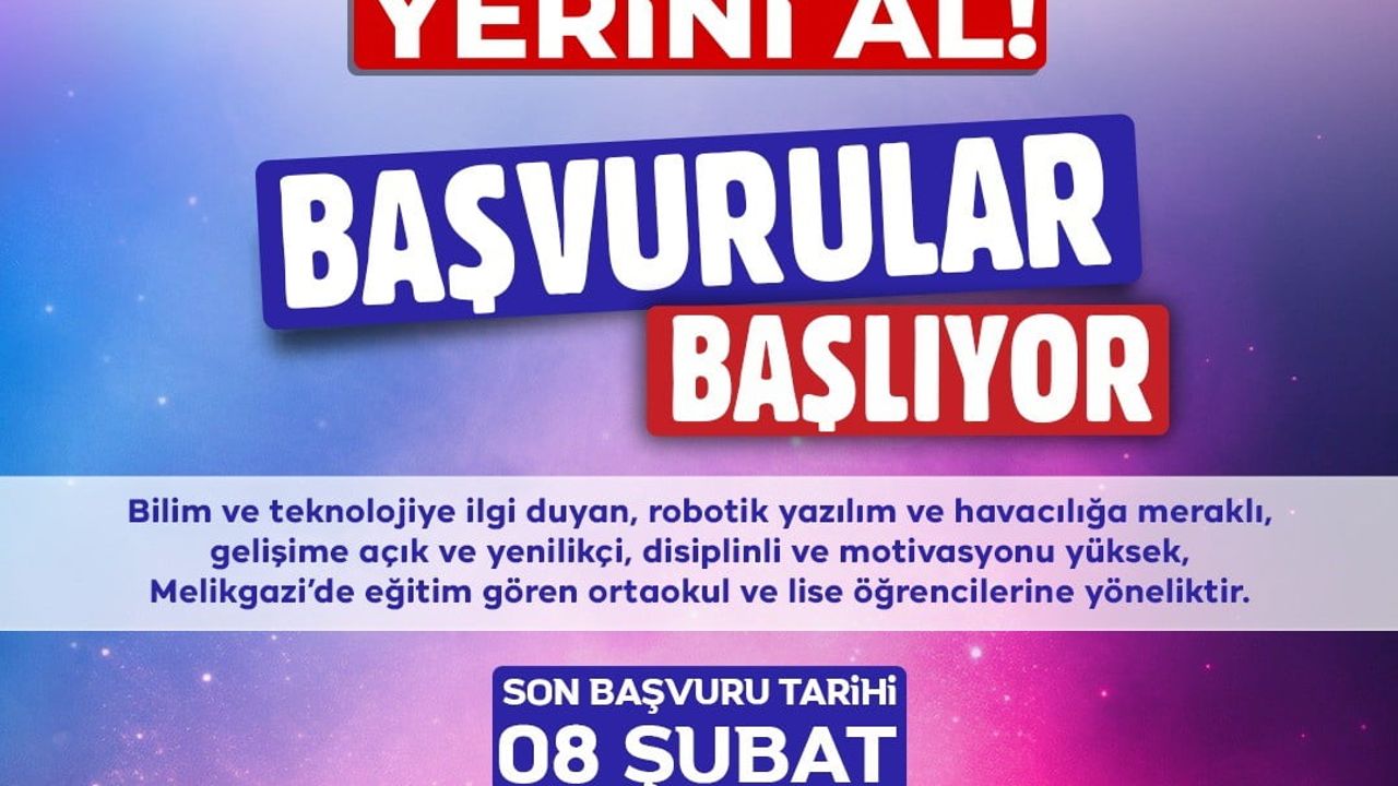 GÖKTİM Melikgazi'de Kayıtlar Başladı — Geleceğin Teknoloji Liderleri