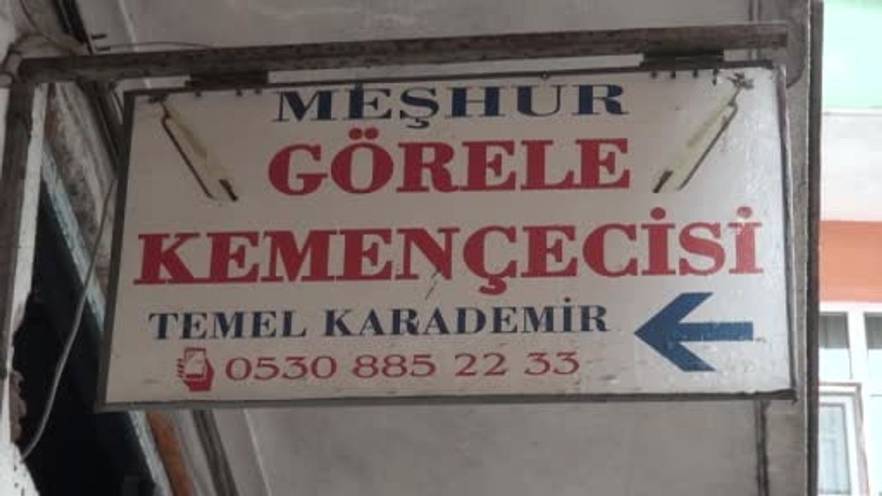 Görele'de 'Yapıyor ama çalamıyor' Ustası: Temel Karademir'in Sıra Dışı Kemençeleri