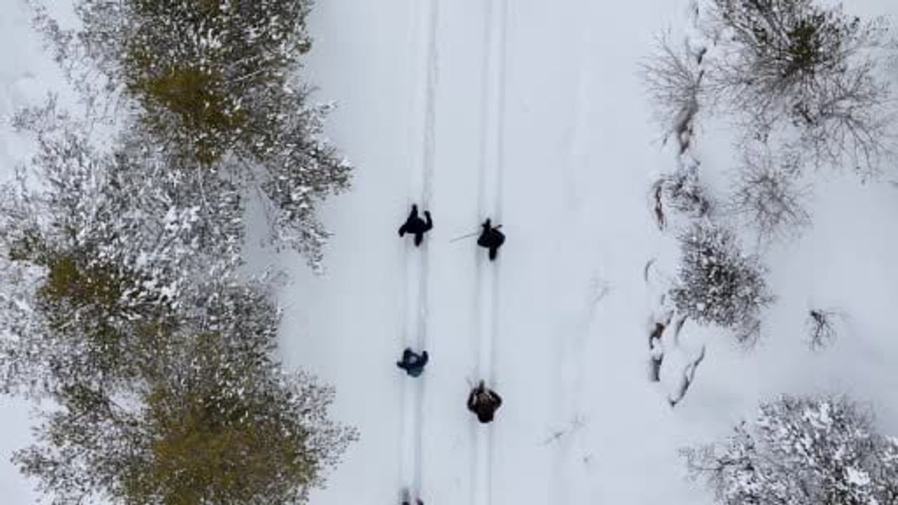 GÜDAK Kuşadası’ndan Gümüşhane’ye Kaçtı: Ziyarettepe'de 11 km Kış Yürüyüşü
