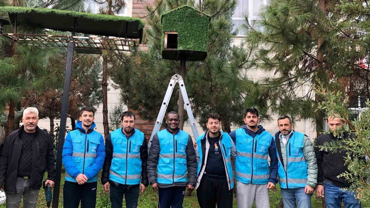 Hacı Mustafa Efendizade Yurt Öğrencileri Kuş Evi Hazırladı