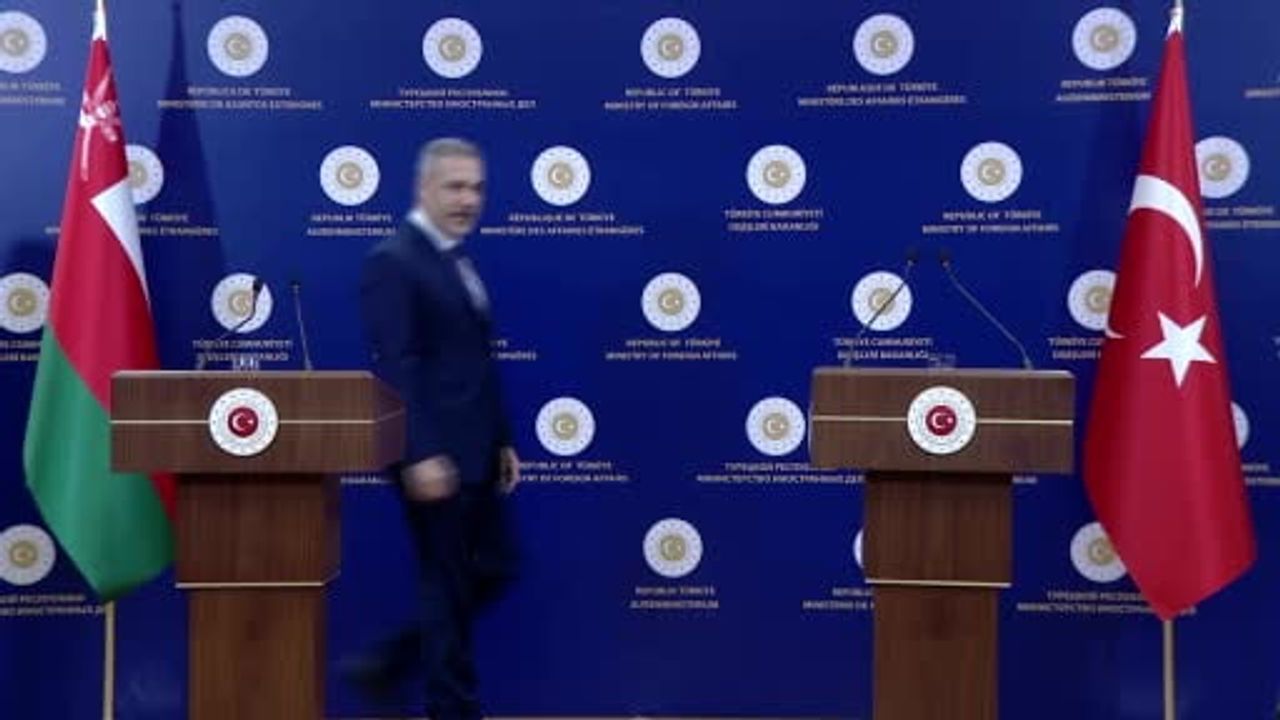 Hakan Fidan ve Ummanlı Mevkidaşı Ortak Basın Açıklaması