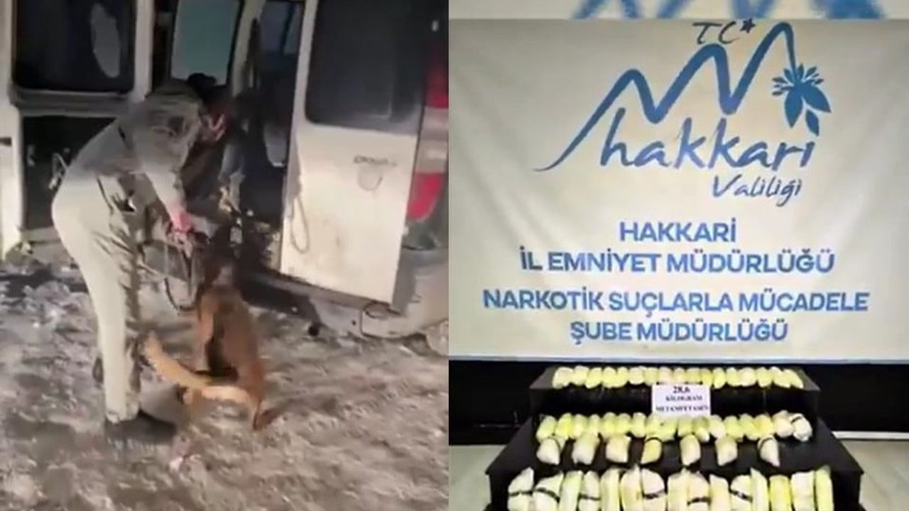 Hakkari'de 28 kilo 600 gram metamfetamin ele geçirildi — 3 gözaltı