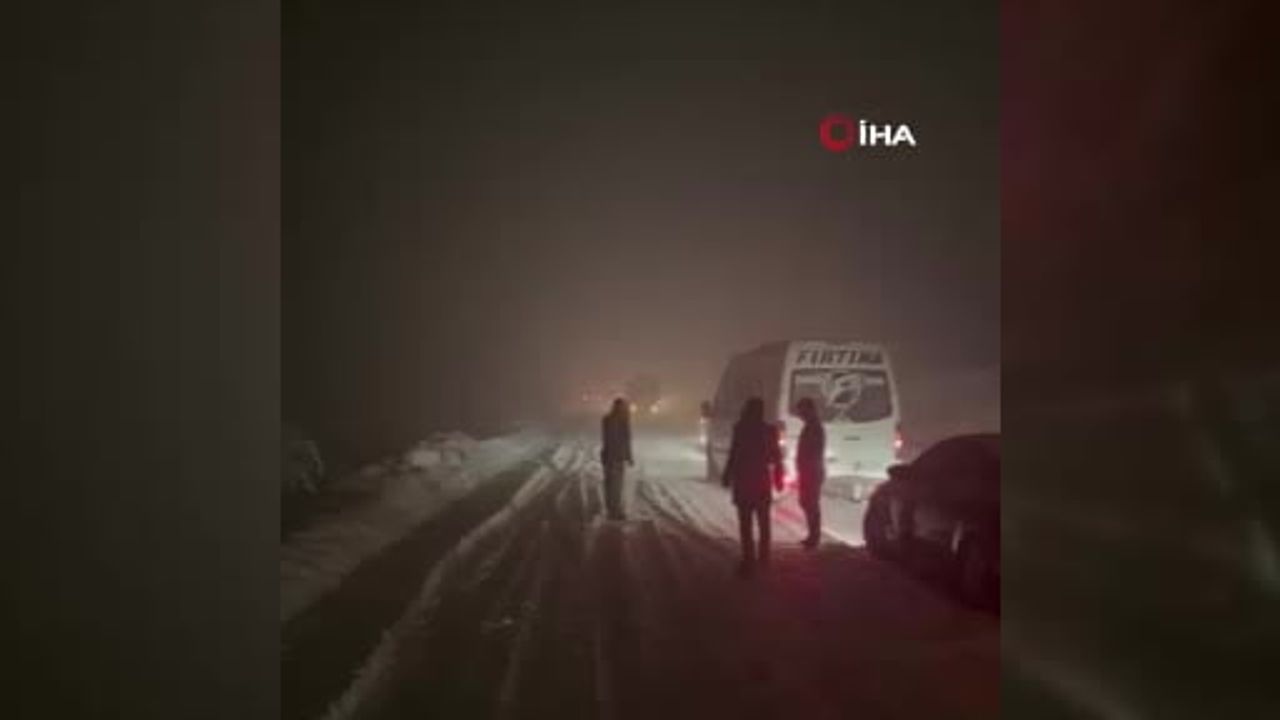 Hakkari'de Çığ Çanaklı Tünelini Kapattı: Çok Sayıda Araç Mahsur