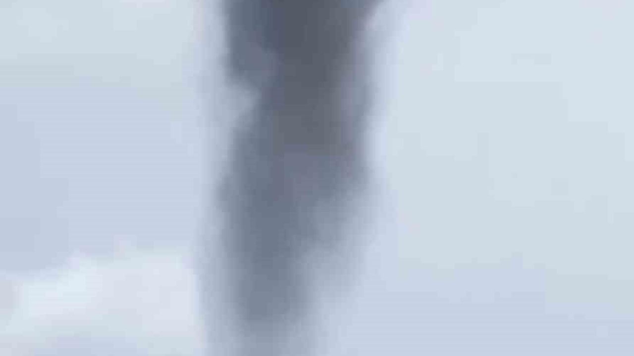 Hatay Arsuz'da Akdeniz'de Hortum Cep Telefonuyla Görüntülendi