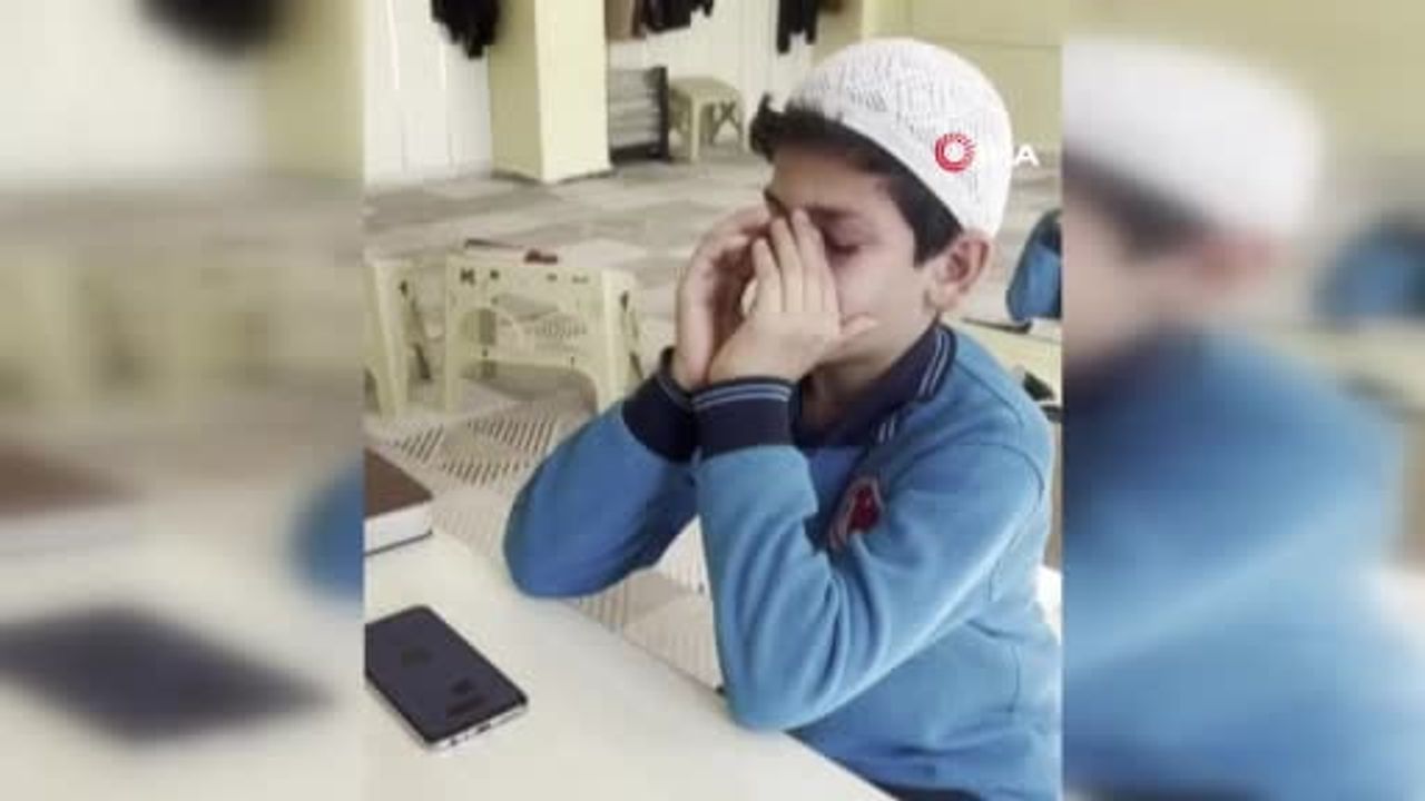 Hatay’da 11 yaşındaki Yusuf Sami Öztürk hafız oldu