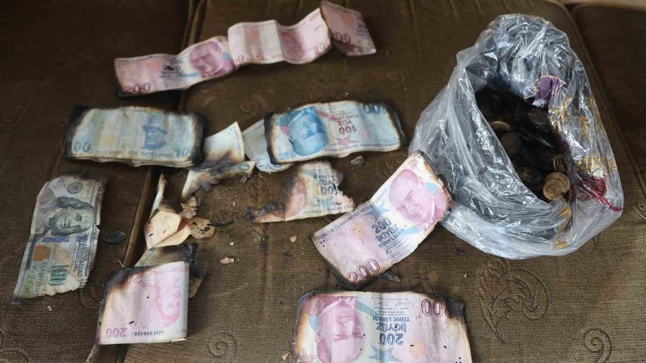 Hatay'da depremde eşi ve evladını kaybeden Uruba Enderun'un evi yangında kül oldu