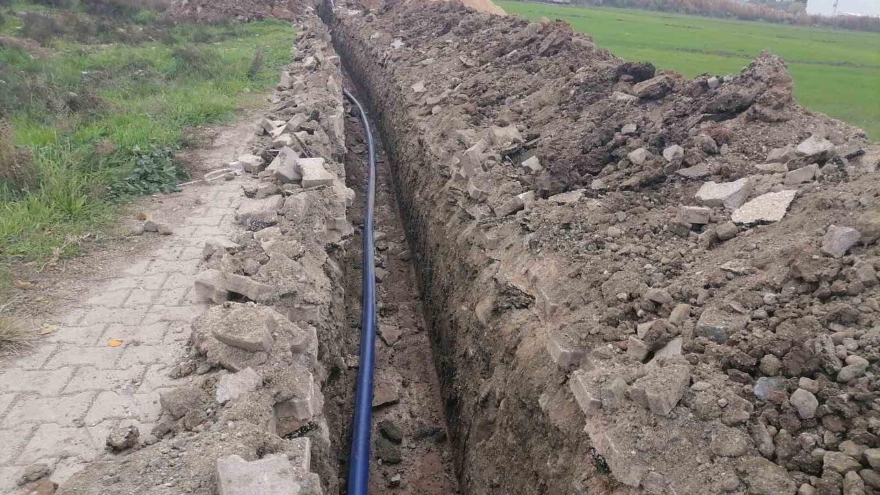 HATSU Kazkeli'de 30 Yıllık İçme Suyu Hattını Yeniledi